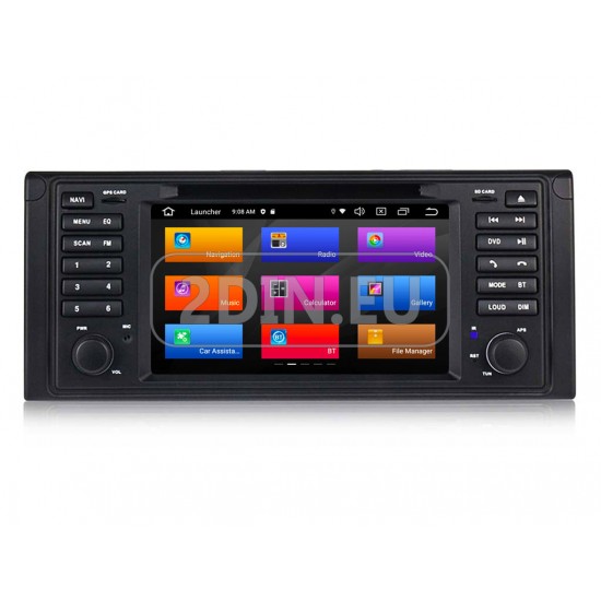 BMW E39 - МУЛТИМЕДИЯ / Навигация android 16 CPU:8-Core, RAM:4Gb DVD + DSP + CARPLAY 